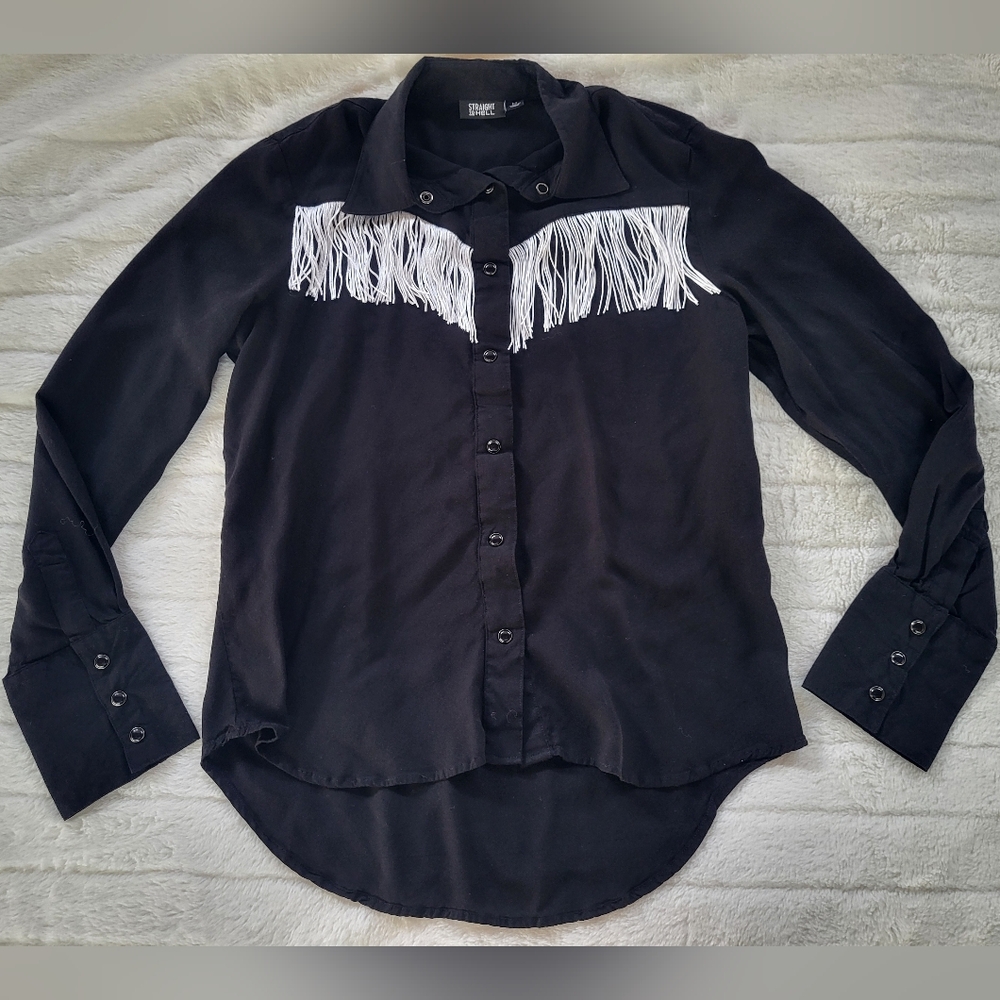 Straight To Hell Fringe Western Shirt